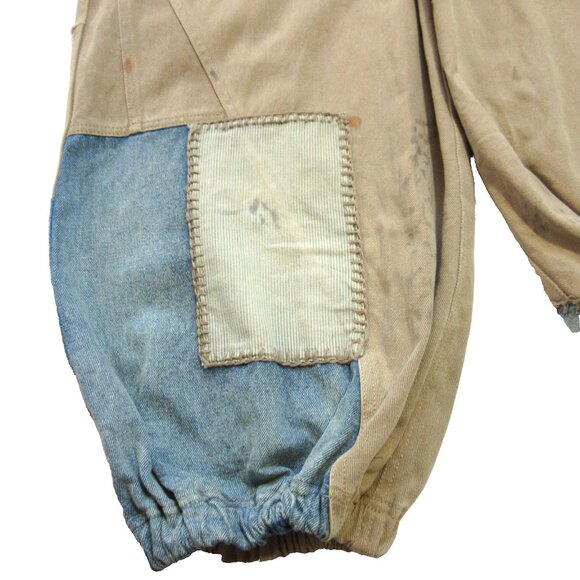 NWT We The Free People Bittersweet Embroidered Overalls in Butterfly Kisses M - Picture 4 of 13